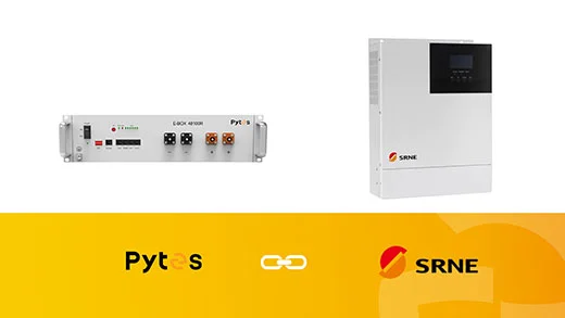 SRNE 인버터가 장착된 48100R 배터리