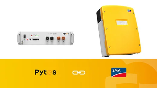 SMA 인버터가 장착된 48100R 배터리