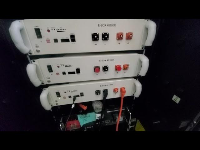 PYTES 5.1kwh 48V 랙 마운트 LiFePO4 배터리 구성 GROWATT 오프 그리드 인버터