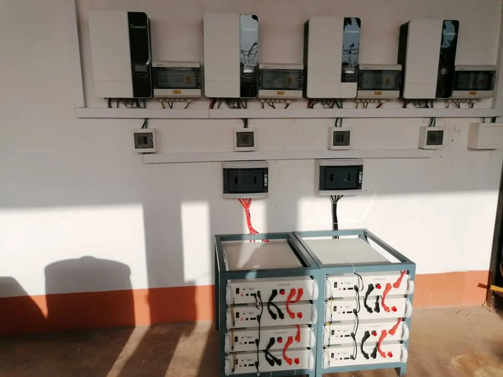 아프리카에 40kW 파이테스 배터리 및 Growatt 인버터 설치
